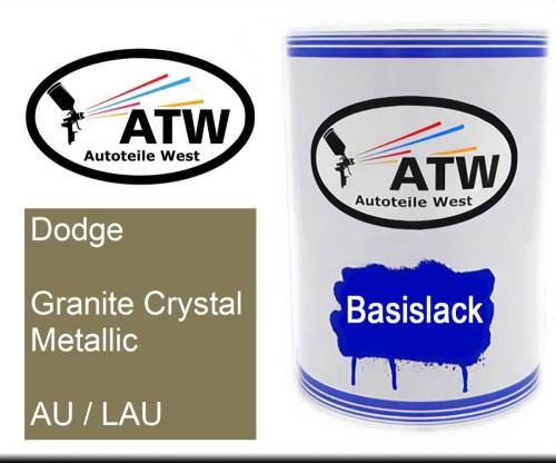 Dodge, Granite Crystal Metallic, AU / LAU: 500ml Lackdose, von ATW Autoteile West.